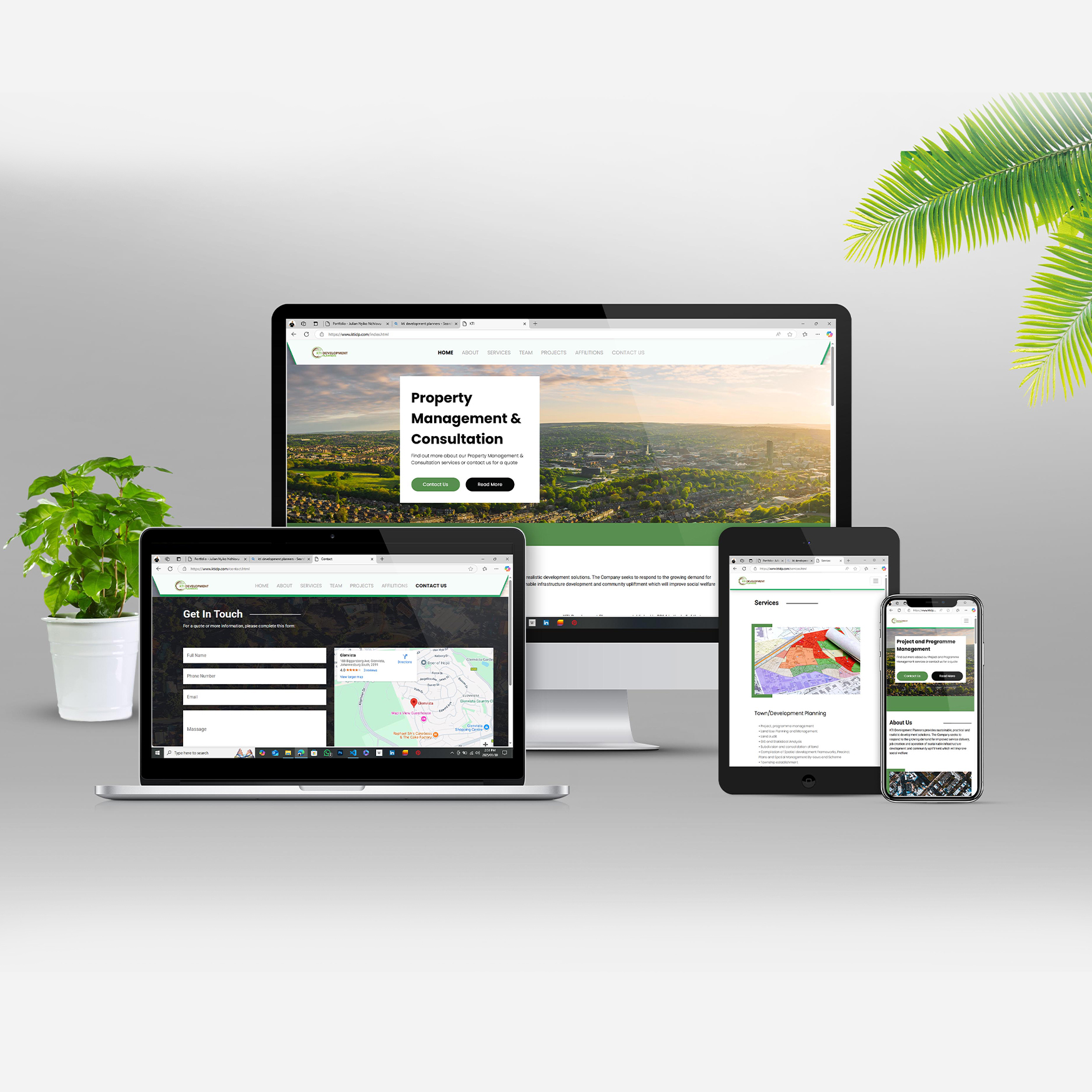 KTI Development Planners Website